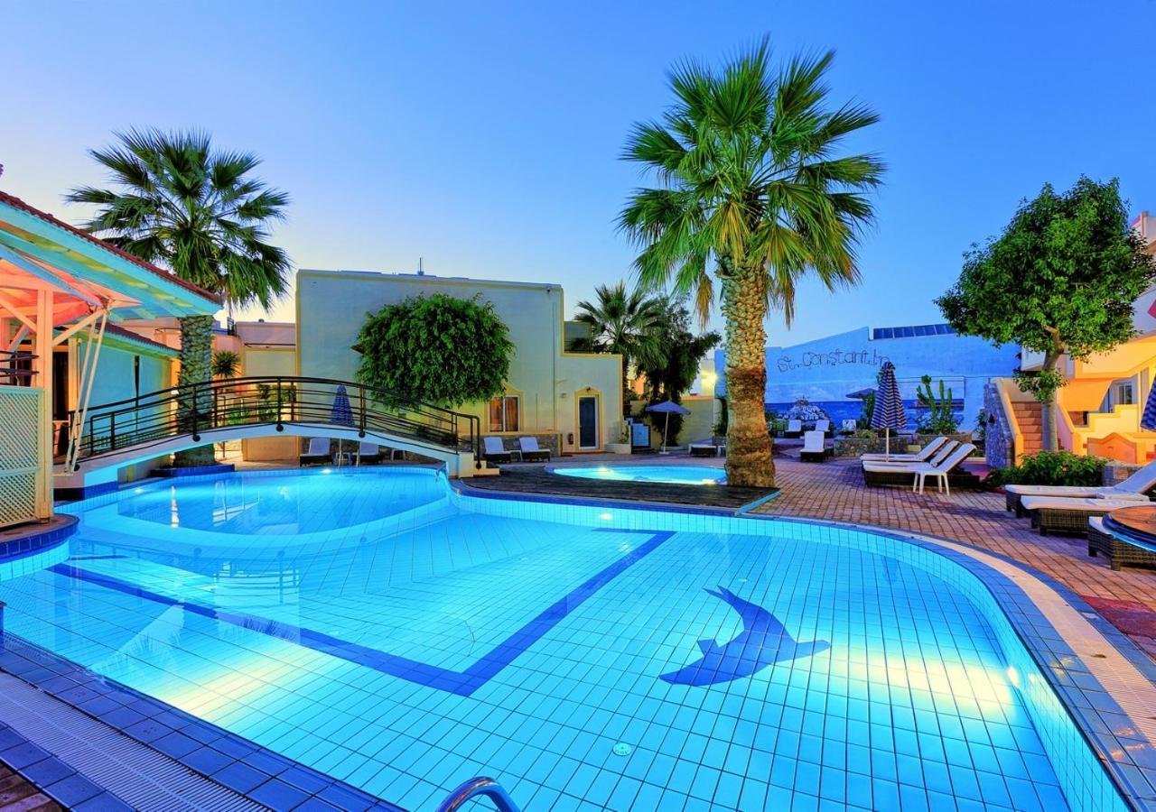 St Constantin Otel Gouves Dış mekan fotoğraf